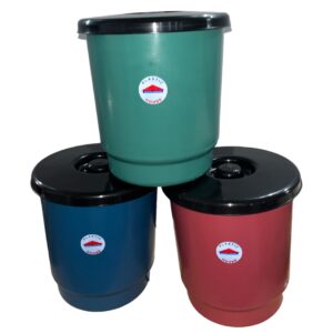 CESTO RESIDUOS 14L CON TAPA PLASTIC HOUSE