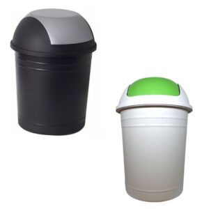 CESTO RESIDUOS 8L TAPA VAIVEN COLORES