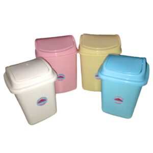 CESTO RESIDUOS TAPA  VAIVEN 6L CUADRADO PLASTIC HOUSE