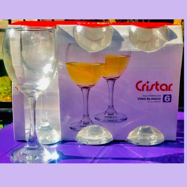 ESTUCHE DE COPAS VINO BLANCO