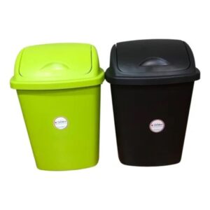 CESTO RESIDUOS 20 LTS TAPA VAIVEN COLORES