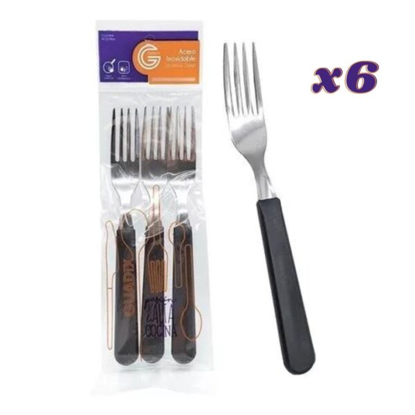 TENEDORES X 6 WEEKEND M/PLASTICO GUADIX