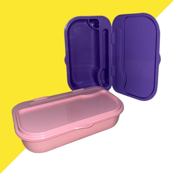 LUNCHERA PLASTICA CON DIVISIONES