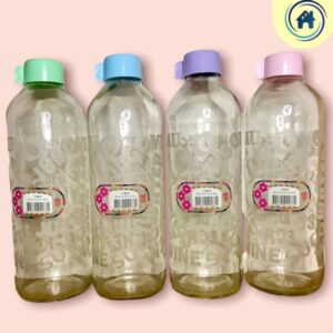 BOTELLA VIDRIO DECORADA DAYSAL
