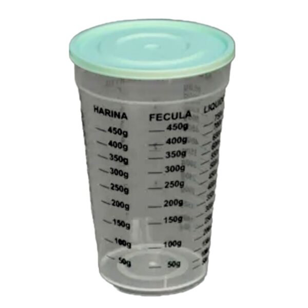 VASO DE MEDIDA CON TAPA