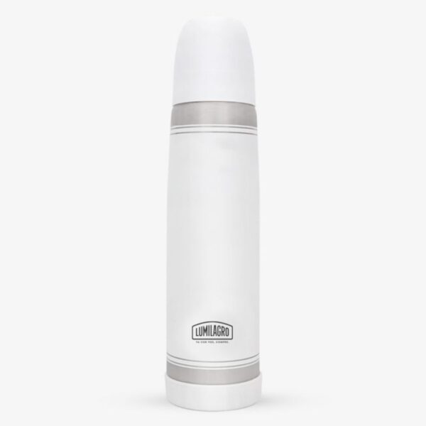 TERMO ACERO BLANCO
