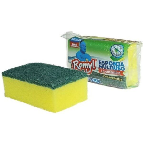 ESPONJA ANTIBACTERIAL CON FIBRA ROMYL