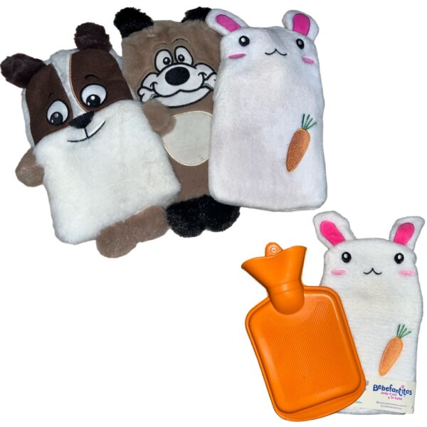 BOLSA DE AGUA CALIENTE INFANTIL CON FUNDA 350 ML