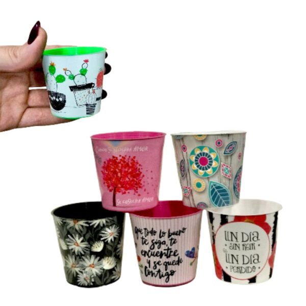 MACETA ESTAMPADA Nº6