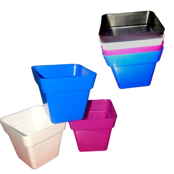 MACETA PIRAMIDAL 6 X 6