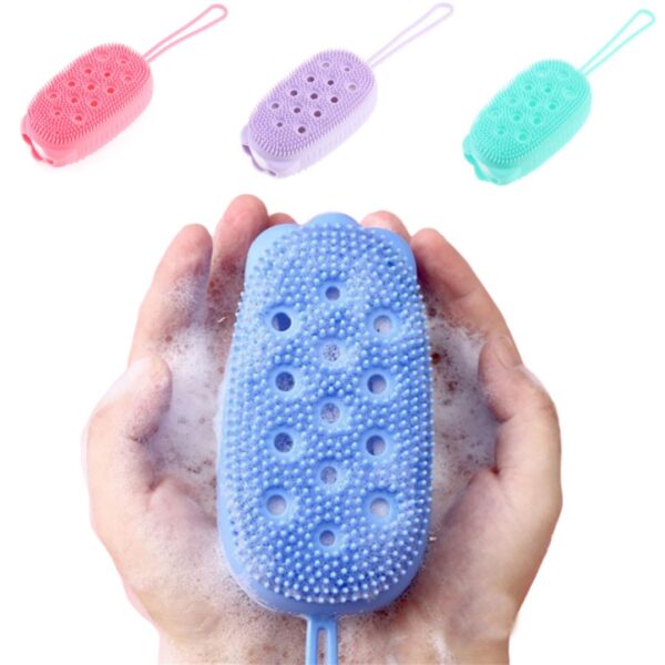 ESPONJA SILICONA PARA BAÑO 13*7
