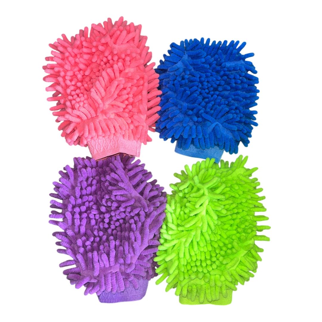 GUANTE MICROFIBRA LIMPIADOR DOBLE  15*21.5CM