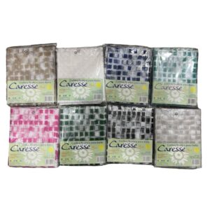 CORTINA DE BAÑO VENECITAS CON GANCHOS 90 MICRONES