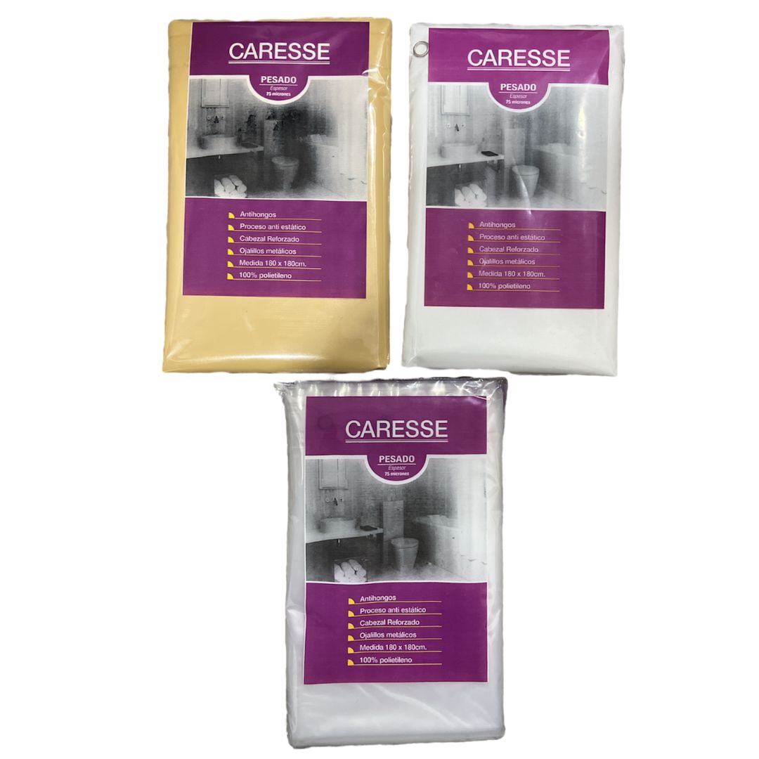 PROTECTOR DE CORTINA DE BAÑO REFORZADO 75 MICRONES