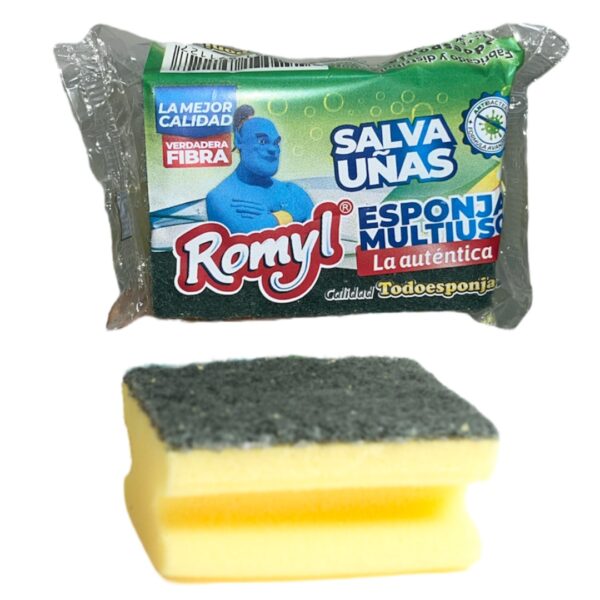 ESPONJA CON SALVA UÑAS ROMYL