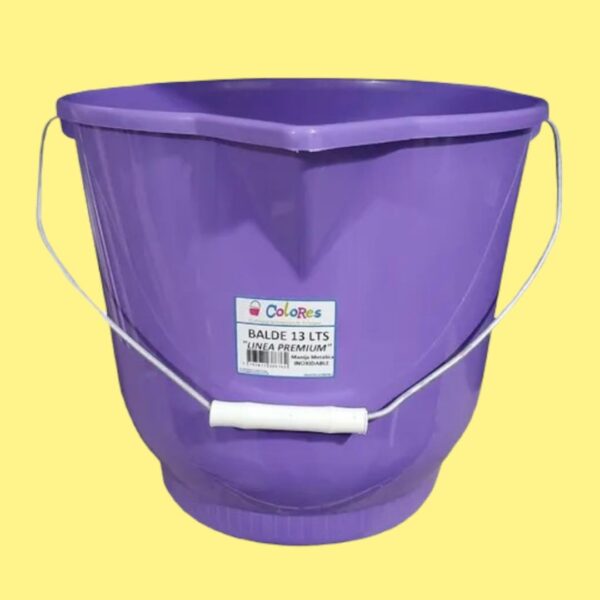 BALDE 13 LTS M/METALICA PREMIUM COLORES