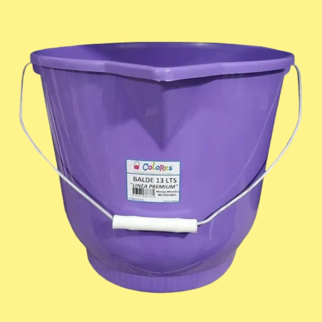 BALDE 13 LTS M/METALICA PREMIUM COLORES