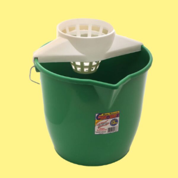 BALDE 13 LTS M/METALICA C/ESCURRIDOR COLORES