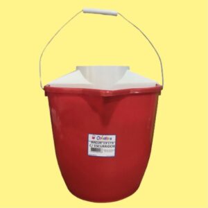 BALDE 13 LTS M/METALICA C/ESCURRIDOR PREMIUM