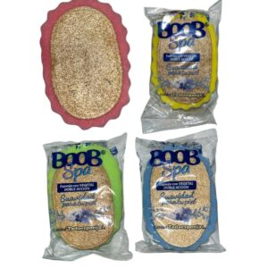 ESPONJA OVALADA BAÑO COMBINADA C/VEGETAL