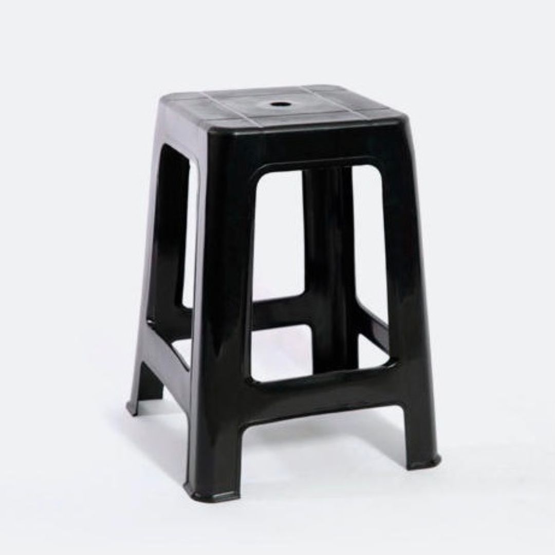 BANQUETA APILABLE NEGRA