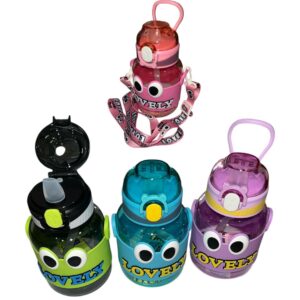 BOTELLA LOVELY ACRILICA CON CORREA 650 ML