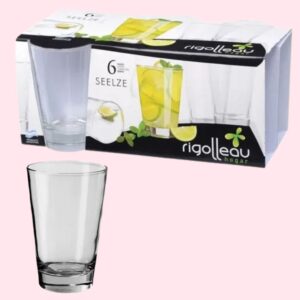 ESTUCHE DE VASOS SEELZE X 6 T/LARGO RIGOLLEAU