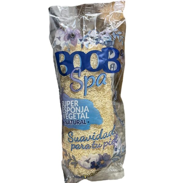 ESPONJA BAÑO VEGETAL NATURAL BOOB SPA