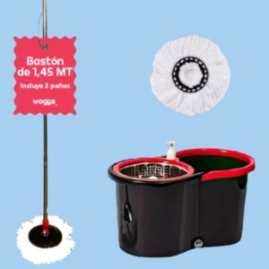 MOPA CON BALDE CENTRIFUGADOR WAGGS